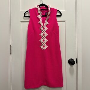 Vince Camuto Pink Sheath Mini Dress V-Neck Sleeveless
